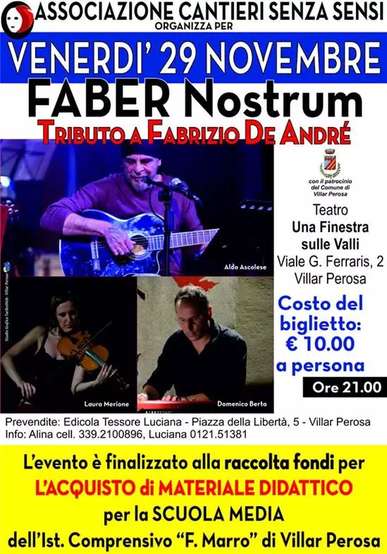 FABER NOSTRUM - TRIBUTO F. DE ANDRE'